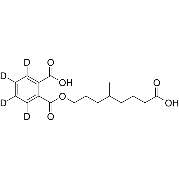 Mono-(7-carboxy-4-methylheptyl) phthalate-d4